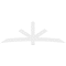 Ekena Millwork Alberta Architectural Grade PVC Gable Bracket, 108"W x 36"H x 2"D x 6"F, 8/12 Pitch GBP108X36X0206ALB00 - alternate 3